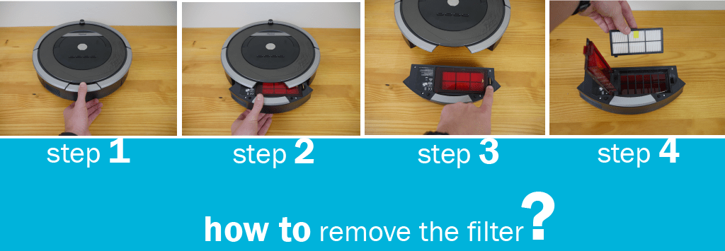 irobot roomba 870 how to filter