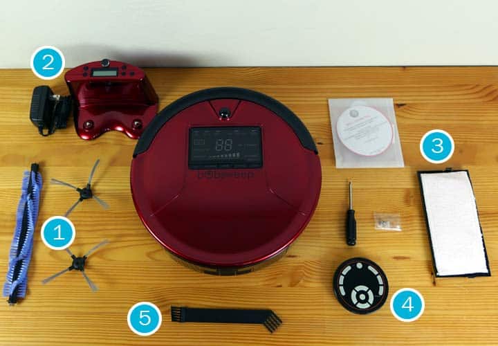 Bobsweep PetHair Plus Robotic Vacuum For Parts Not Working 
