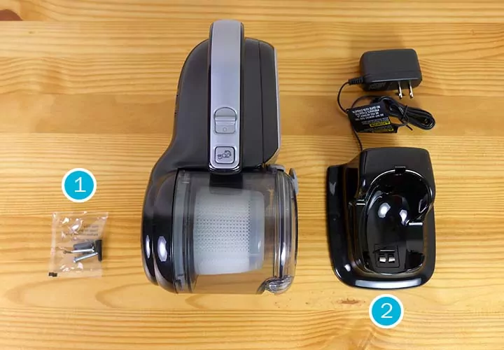 Black & Decker 20V Pivot handheld vacuum accessories