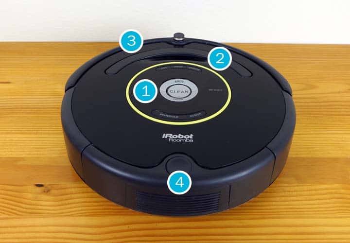 Roomba 650 robot vacuum features