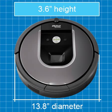 Roomba 960 robot vacuum review size & dimensions