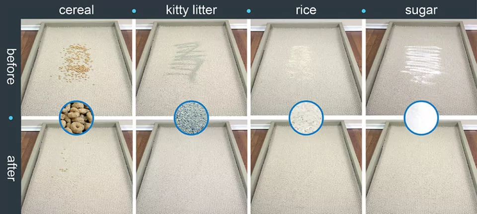 Eureka Mighty Mite canister vacuum review low carpet cleaning test