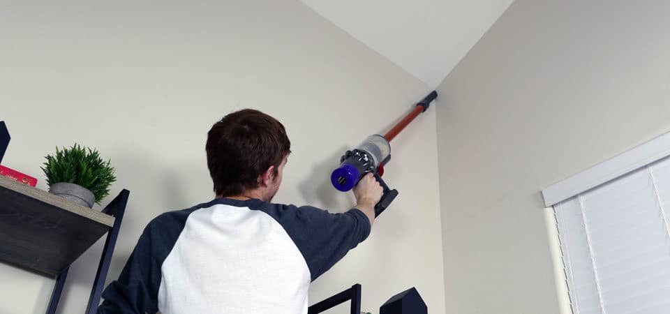 Both Dyson V8 and V10 can reach into high corners and difficult to reach places.