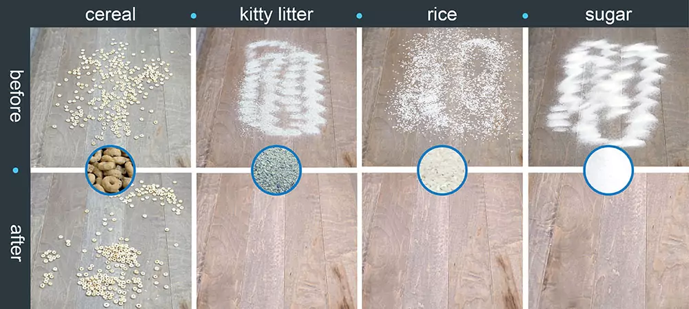 Hardwood floor tests - Bissell Zing