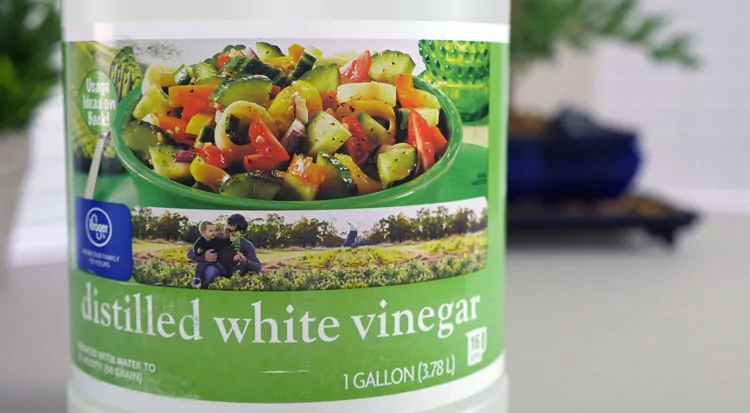 distilled white vinegar
