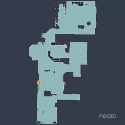 Neato Botvac D7 Connected robot vacuum - cleaning performance map