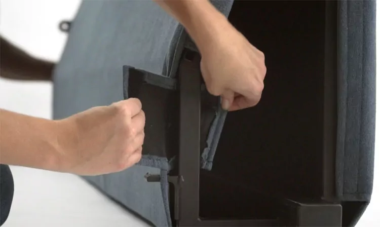 Campaign Living furniture velcro assembly