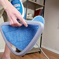 Carpet glider attachment included with the Hoover Twin Tanks steam mop