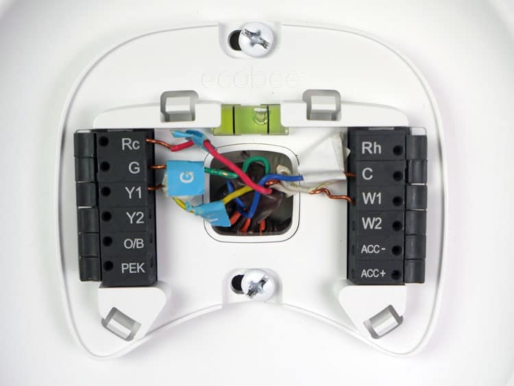 Ecobee wiring configuration