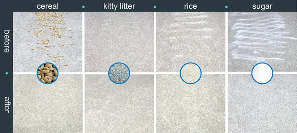 Xiaowa vacuum high carpet cleaning test