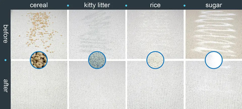 Xiaowa vacuum low carpet cleaning test