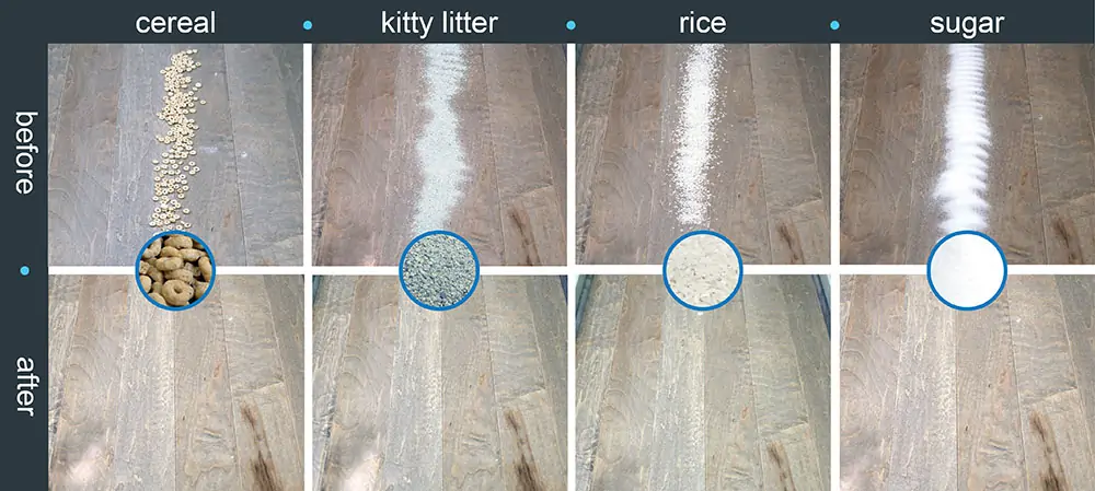 Hardwood floor cleaning tests - Hoover PortaPower