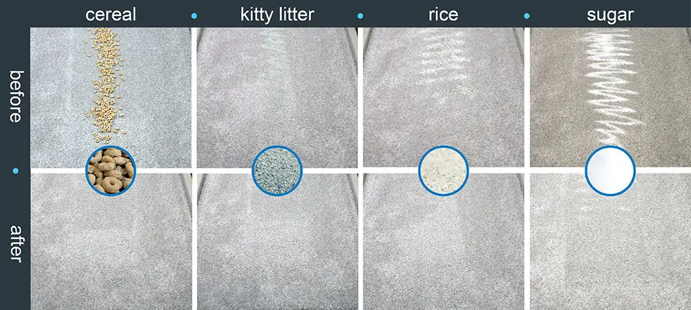 High pile carpet cleaning tests - Hoover PortaPower