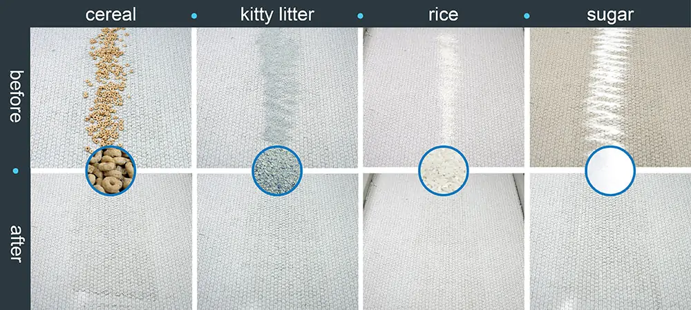 Low pile carpet cleaning tests - Hoover PortaPower