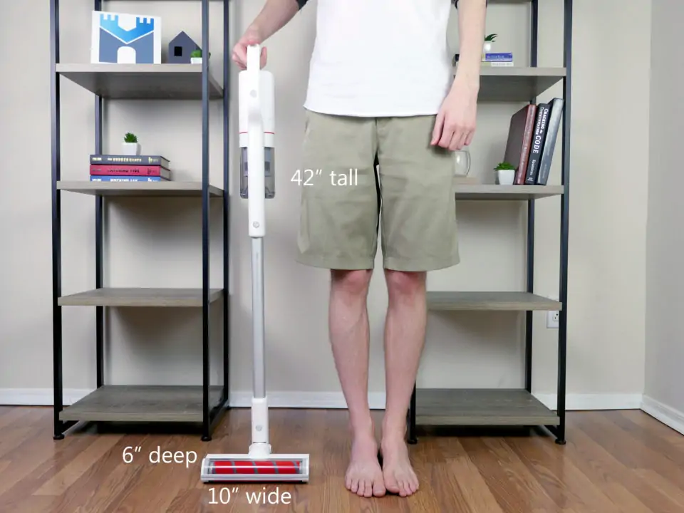 Roidmi F8 size and dimensions