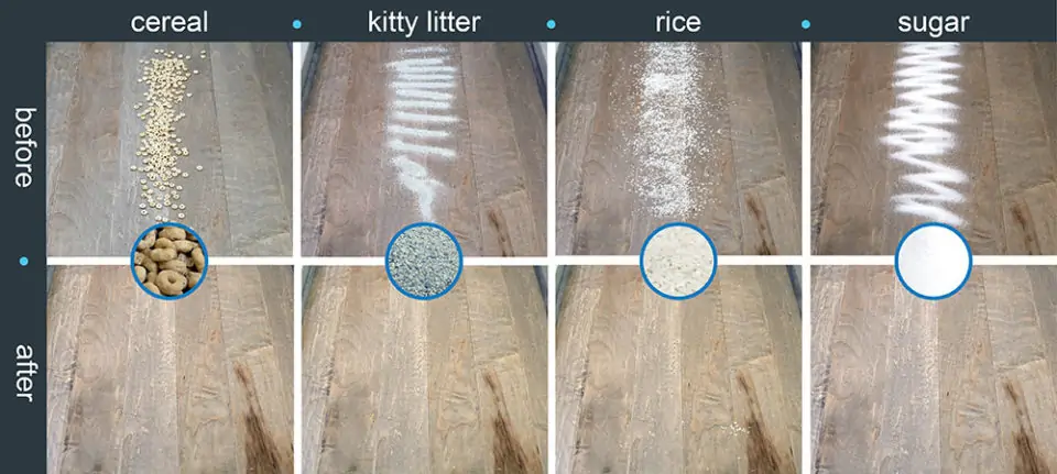 Roidmi F8 hardwood floor cleaning tests