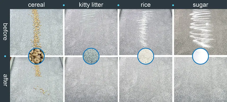 Roidmi F8 high pile carpet cleaning tests
