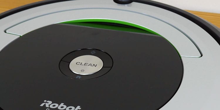 Close up of the CLEAN and other control buttons