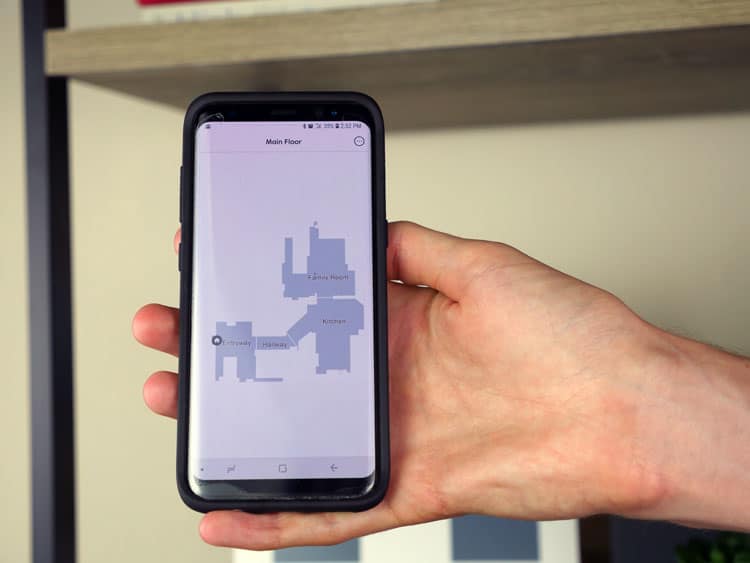 iRobot smart maps in the app