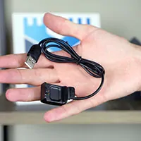 Charger included with the Makibes smart watch