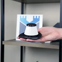 HEPA filter included with the Novete handheld vacuum