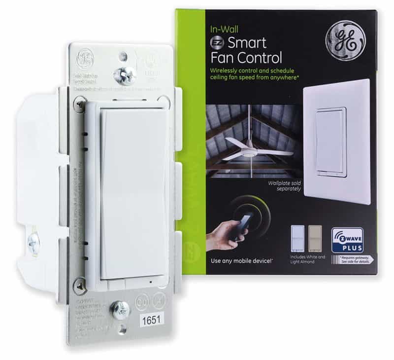 GE Z-Wave smart fan control