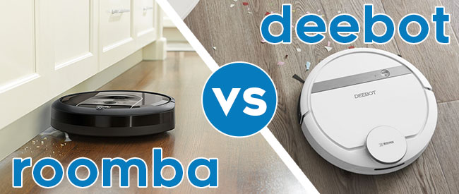Deebot vs. Roomba robot vacuum comparison