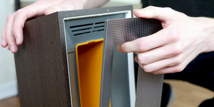 Airocide air purifier front panel removal
