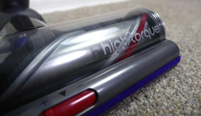 Dyson V11 cleaning carpeted floors