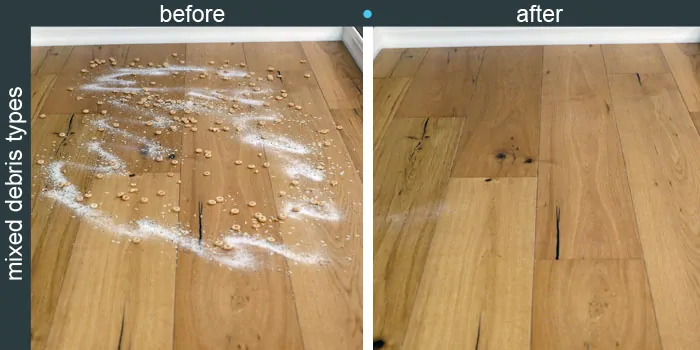 Roborock S5 hardwood cleaning performance