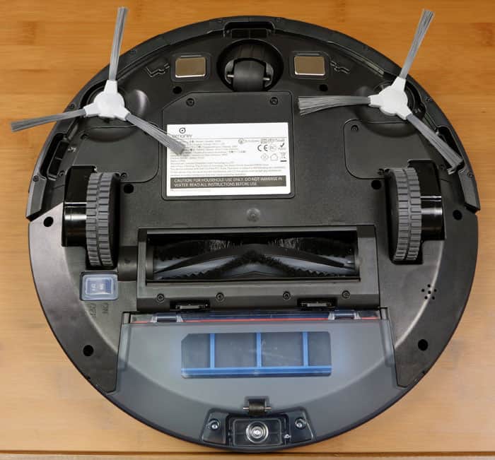 Amarey robot vacuum underside 