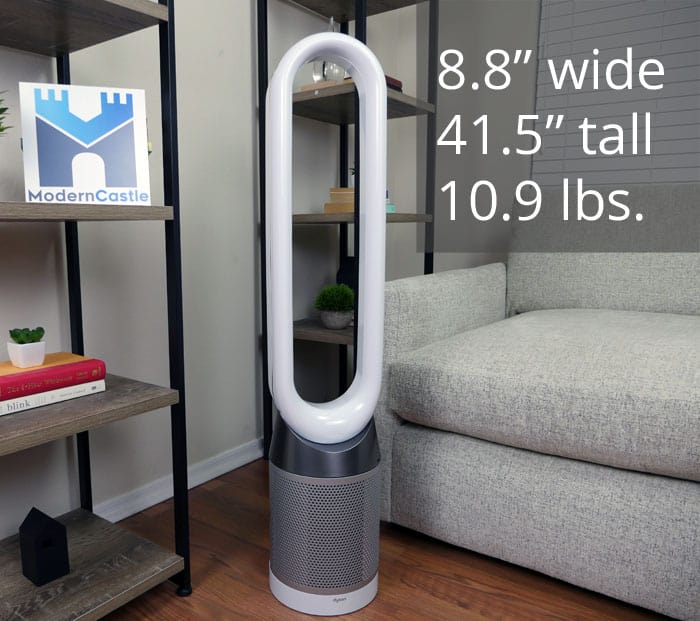 dyson tp02 pure cool link connected tower air purifier fan