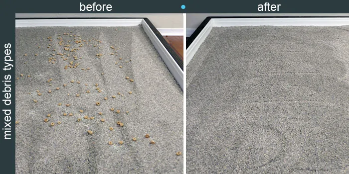 Roborock S6 robot vacuum - high carpet cleaning performance test