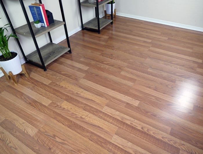 Hardwood floors after cleaning with Comfyer