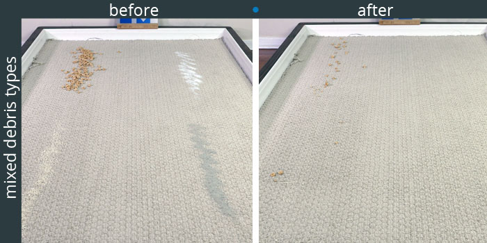 Comfer vacuum low pile carpet cleaning tests