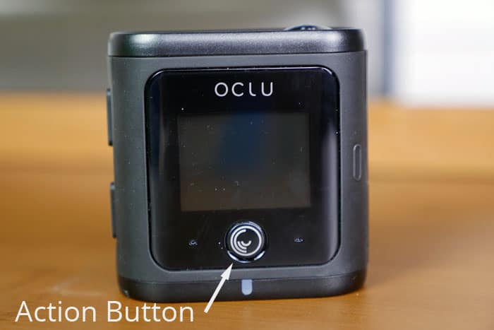 OCLU camera front screen view