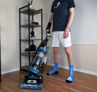 Maneuverability of the Bissell CleanView Swivel Review Pet vacuum