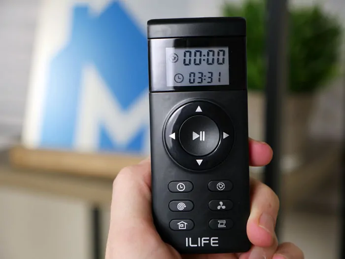Remote control on the iLife A9 robot vacuum