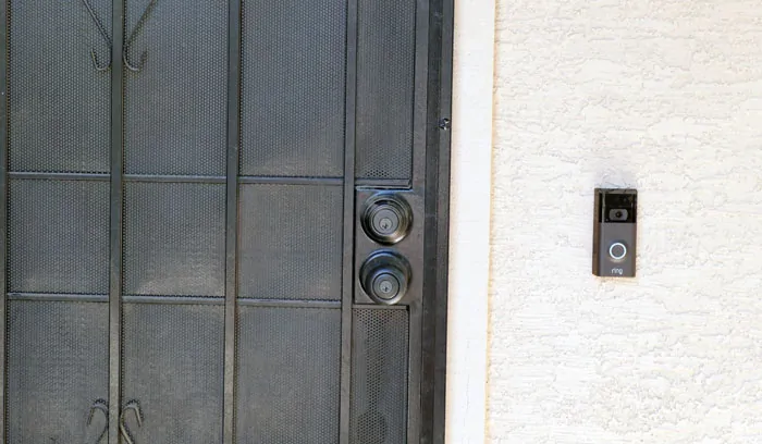 Ring doorbell installed