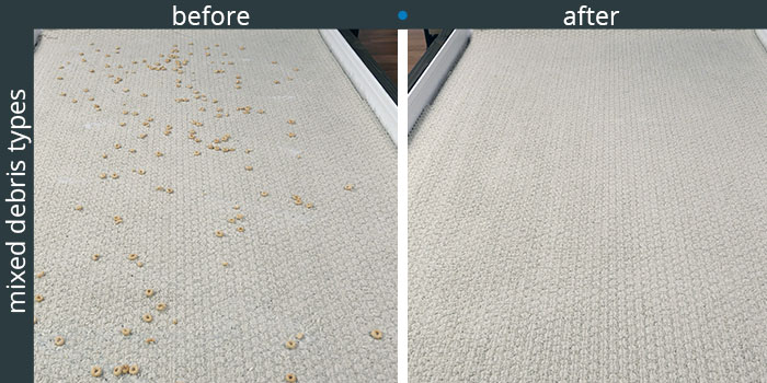 Bagotte cleaning low carpet - testing data 