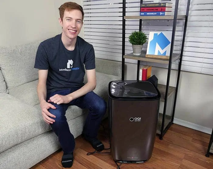 Size of the Aeris purifier