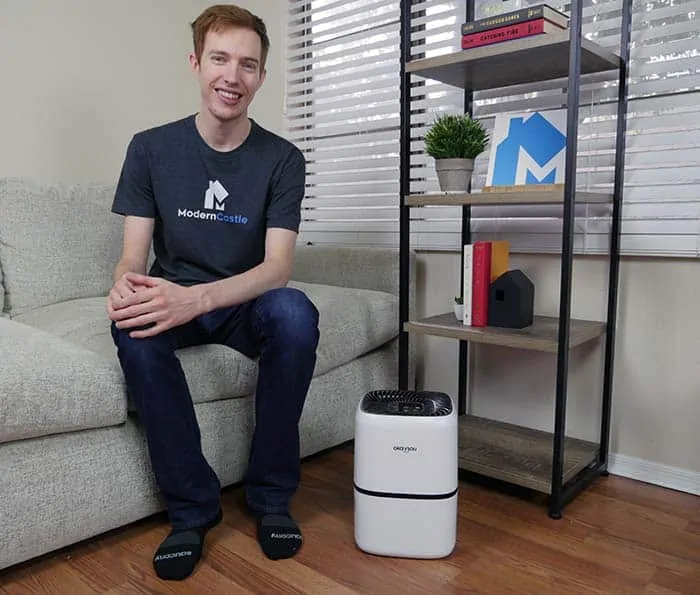 Size of the Okaysau air purifier