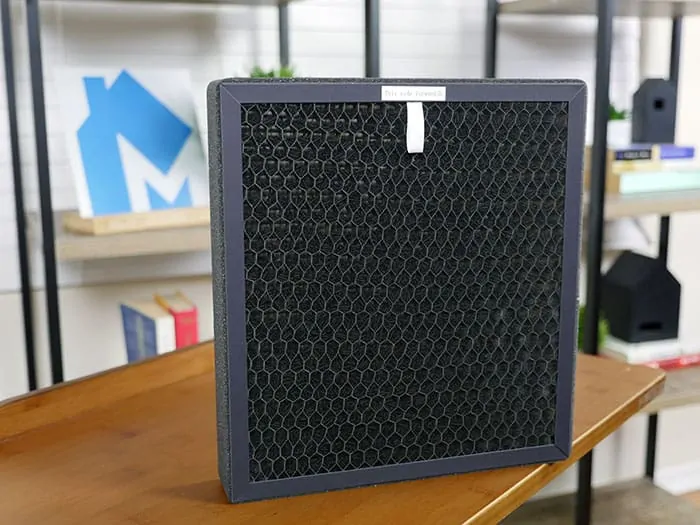 Carbon side of the HEPA+ Nash filter