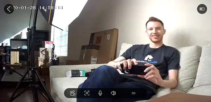 Meco wireless camera - indoor video quality