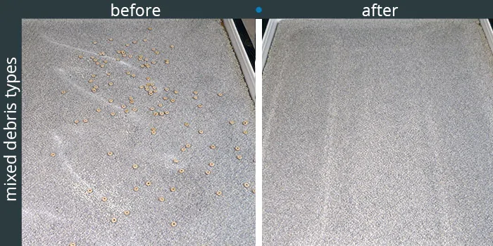 Amarey A980 robot vacuum cleaning tests - high carpet floor
