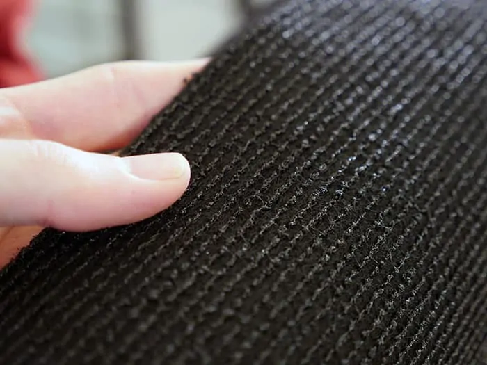 Texture on the Ruggable non-skid pad
