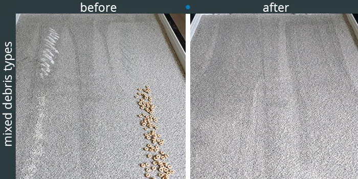 Cleaning high pile carpet with the Levoit vacuum