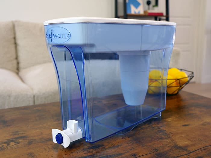 Zero water filter - pitcher shown