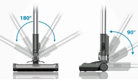 Elechomes cordless vacuum - maneuverability