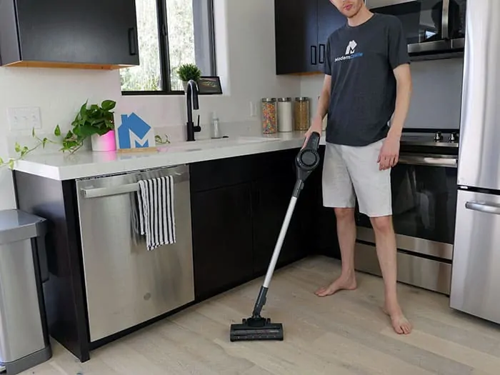 Size of the Elechomes cordless vacuum
